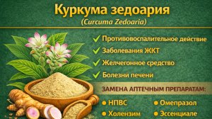 Куркума зедоария (Curcuma Zedoaria) - порошок