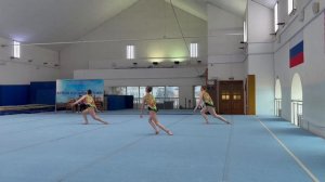 Тройка 14+, Хаванская Милана-Атаманова Александра-Пустобаева Софья, Комбинированное упражнение