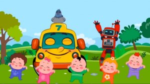 Песенки для детей. Автобус Борис. Танцуй и играй вместе с нами