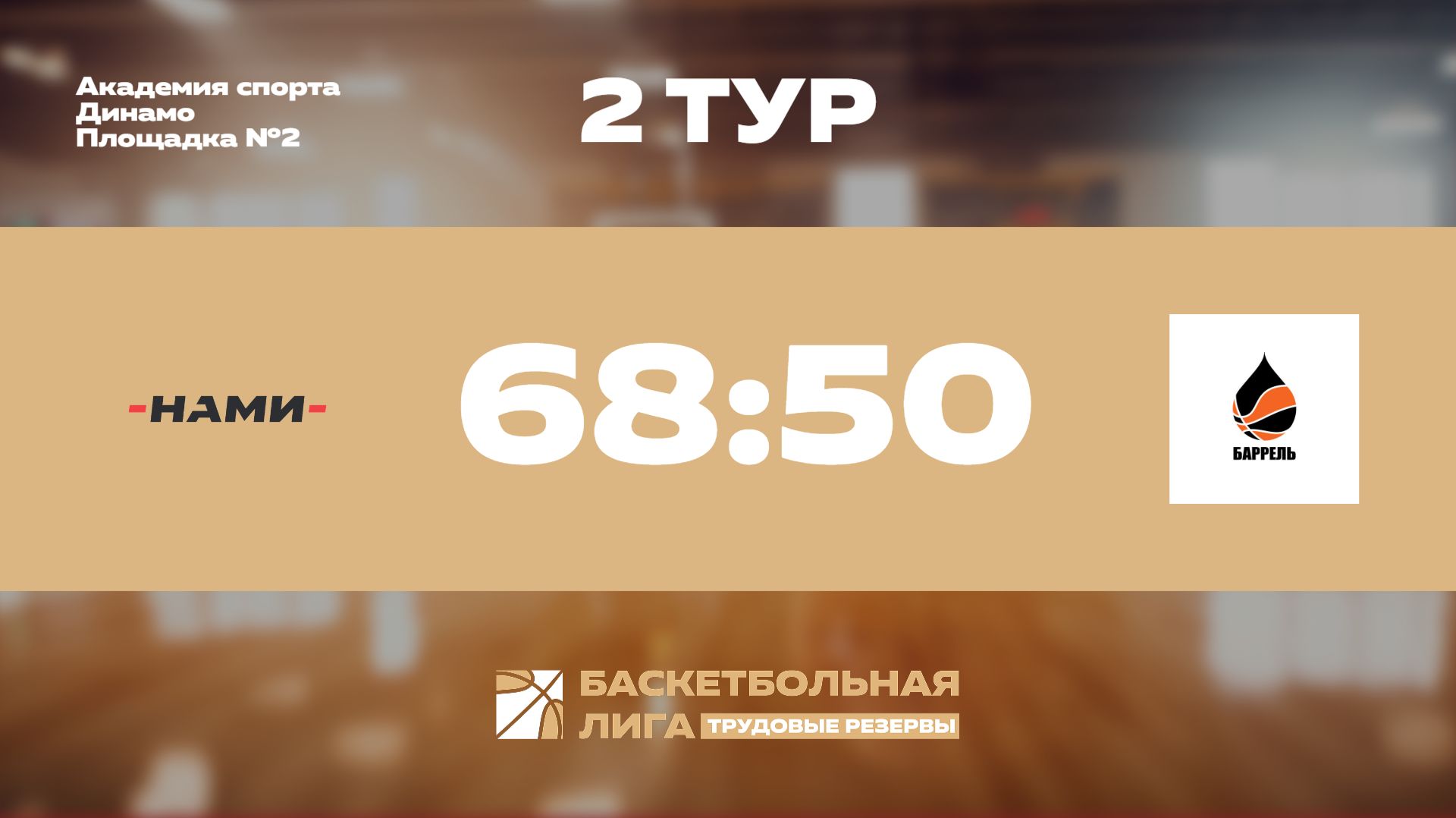 Обзор | 2 тур | ФГУП «НАМИ» - Баррель