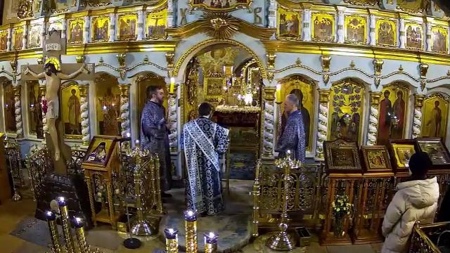 Вынос Плащаницы. Плач Богородицы  Вечерня