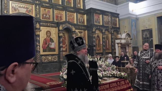 Слово митрополита Екатеринбургского и Верхотурского Евгения  10.04.26. Чин погребения Плащаницы