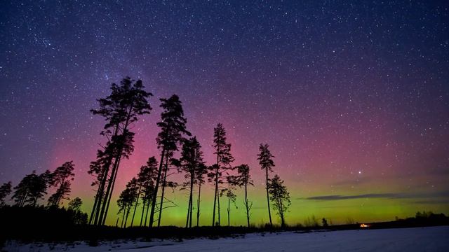 Северное сияние 03.03.2024 года. Беларусь.