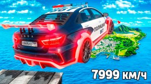 Как далеко чит тачка улетит с огромного трамплина в ГТА 5? GTA 5 Online