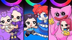 Выбери свой цвет - Kpop Demon Hunters x Poppy Playtime 5  Охотники на демонов Kpop