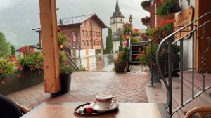 Дождливый день в Швейцарии 🇨🇭 Пешеходная экскурсия по Гриндельвальду и Лаутербруннену в формате 4K