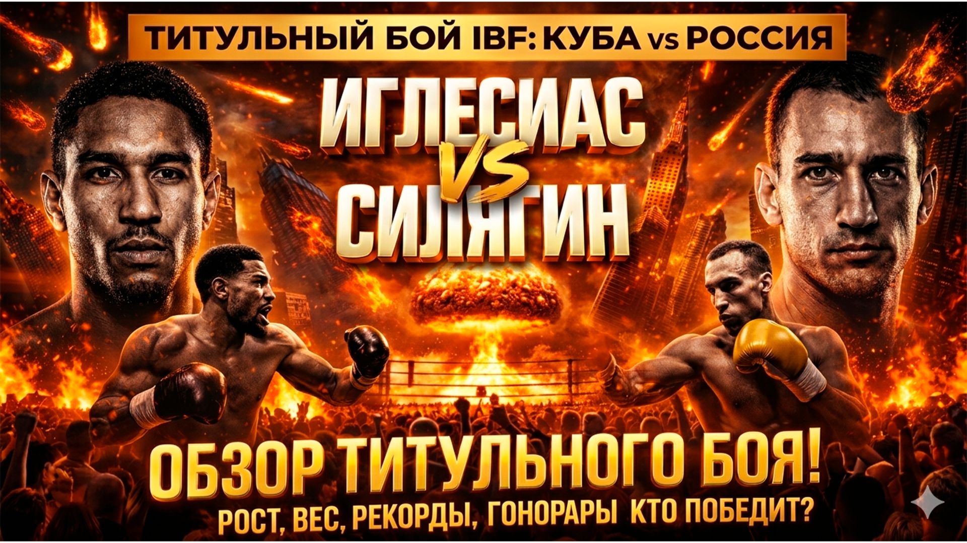 КУБИНСКИЙ ПАНЧЕР против РОССИЙСКОГО МАСТЕРА! Ослейс Иглесиас vs Павел Силягин