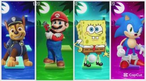 ЩЕНЯЧИЙ ПАТРУЛЬ против СУПЕР МАРИО и СОНИК — Битва Героев и СУПЕР ГУБКА БОБ 🐾⚡️