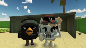 случайно Встретил рутубера Пушинка_10k в Chicken Gun 🐔🔫