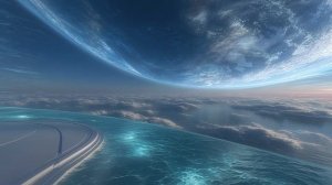 Celestium Drift ｜ Orbital Ocean Soundscape ｜ Sci-Fi Ambient Music for Sleep & Deep Focus-(1080p30)