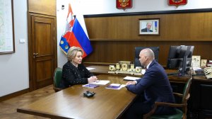 Встреча Председателя Совета Федерации с губернатором Калининградской области