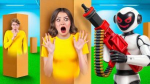 Экстремальные Прятки Челлендж | Люди против Робота