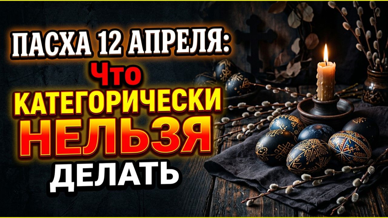 Светлая Пасха 12 апреля 2026 года категорически нельзя делать три вещи. Приметы и ритуалы