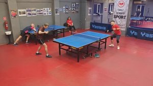 БЛИЦ-турнир Сайфутдинов/Нельсон (1359) - Здобнов/Захаров (935) 05.04 настольный теннис