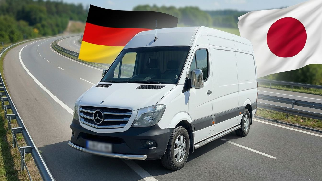 Первый мерседес с японским двигателем Toyota V6 и 8ми ступенчатой акпп