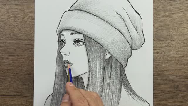 Как нарисовать красивую девушку — пошаговая инструкция по созданию рисунка девушки карандашом