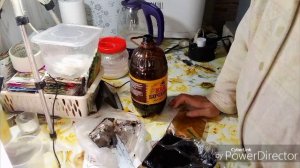 Погода ужасная / Готовлю раствор / Мои растюшки.