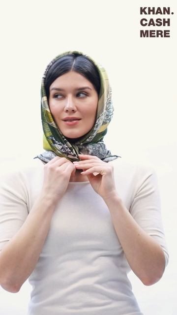Платки из 100% натурального шёлка: как носить ⭐️