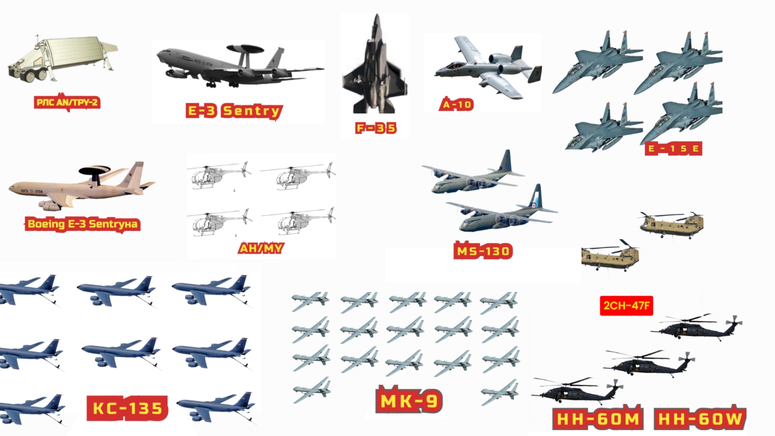 Сколько самолетов США потеряли в ходе войны в Иране с 28 февраля по 8 апреля 2026 г.
