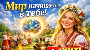 ✨ Мир начинается в тебе – Песня о радости и единстве | Русский народный клип ✨