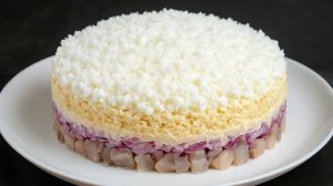 Селедка под шубой, красивый Праздничный Салат. Шикарный и очень вкусный рецепт на Новый год 2026