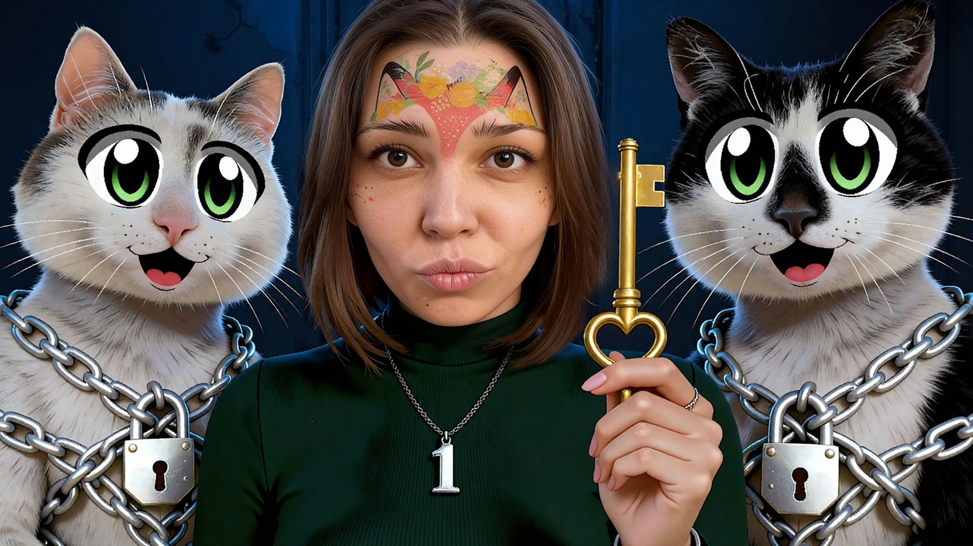 6 комнат! Пройди Испытания, Чтобы Выйти ! (кот МАЛЫШ, кошка МУРКА, ЮГИ, ИСА, МИЛСИ, ПУПСЯ)