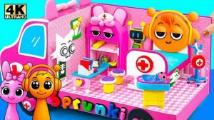 СТРОИМ БОЛЬНИЦУ СПРУНКИ С 6 ЦВЕТНЫМИ КОМНАТАМИ И СКОРАЯ ВЕНДА ИЗ КАРТОНА Я В ШОКЕ А РЕАЦИЯ НЕ БУДЕТ?