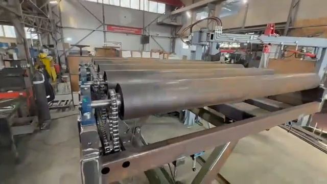 Одноножничный подъемный стол с рольгангом от КЗМИ СНАБ!