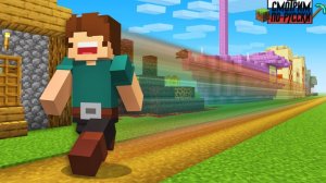 Minecraft, но каждый шаг спавнит структуры… 🏰😱 l СМОТРИМ ПО-РУССКИ