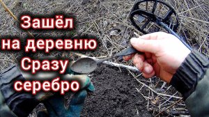 Зашёл на деревню и с ходу серебро находки с nokta triple score