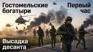 Час десанта / Гостомельские богатыри [Первый час]