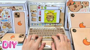 Бумажный АСМР💜 Капибара 💜 Распаковка АСМР