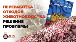 Переработка отходов животноводства. Законодательство и решение проблемы на примере нашего заказчика.
