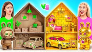 Строим Удивительный Кукольный Домик для Лабубу | Дорогой vs Дешевый Челлендж