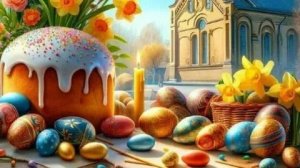 Поздравляю с Пасхой! Христос Воскресе! Роскошная музыкальная открытка.