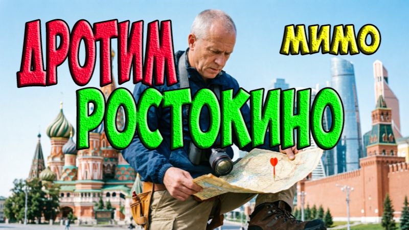 Дротим МиМО - Ростокино что смотреть, когда гуляешь без плана и карты