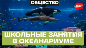 Подмосковные школы провели внеурочные занятия в «Крокус Сити Океанариуме»