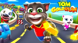 Говорящий Том бег за золотом, гонка на время, герои. Сборник. новая серия.Бегите, прыгайте и мчитесь