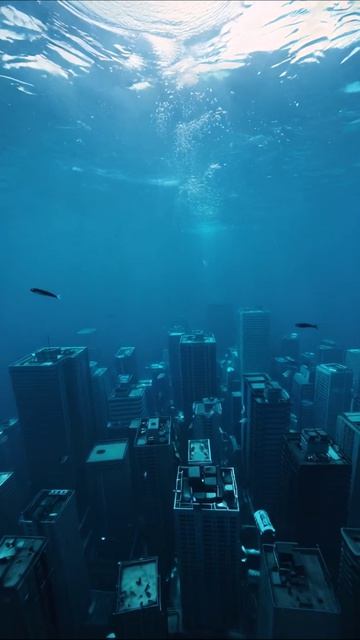 Подводный город: загадки затопленной цивилизации #подводныймир #город #глубина