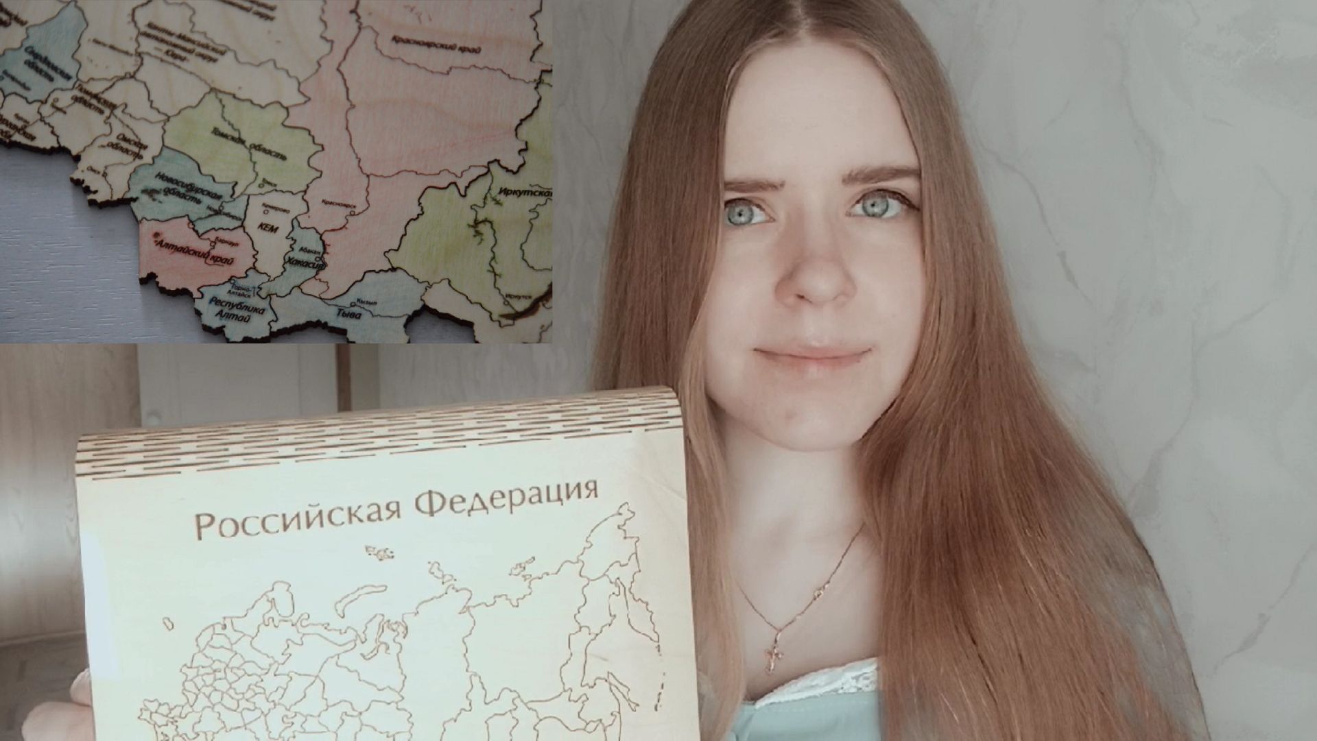 АСМР | ASMR - Путешествие по России | Пазл | Карта из деревянных деталей | Сувениры, фото и рассказы