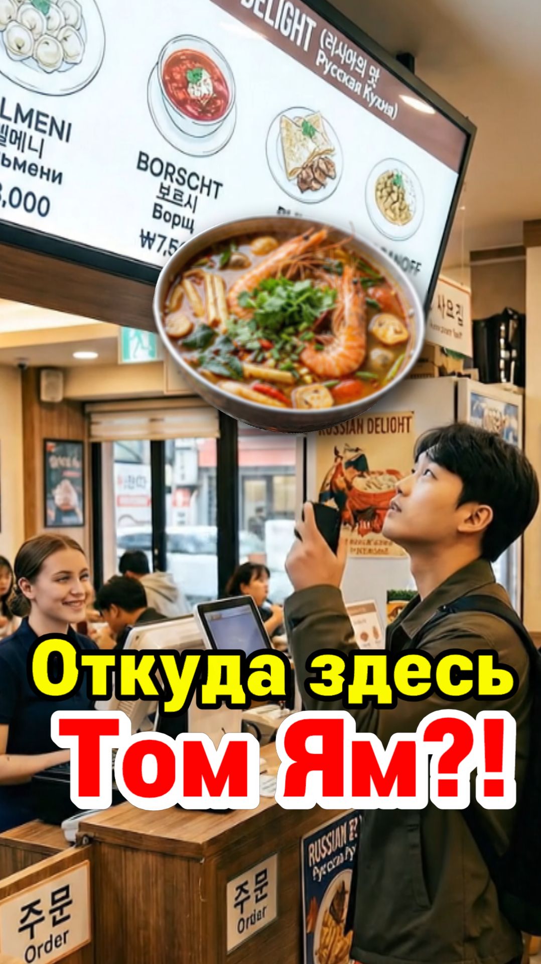 Том-ям — это Таиланд.  Корея — это другое.