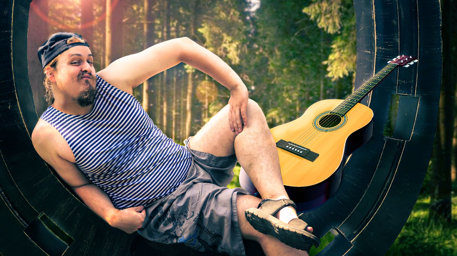 Веснеет -3℃, сижу пою только любимые песни под гитару, болтаю, занудствую,бубню,бухтю