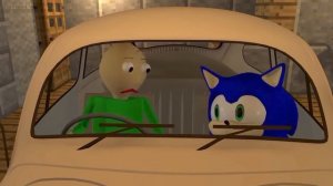 Соник и Балди против Гренни Анимация Озвучка Рыжий Пёс Анимация | BALDI & SONIC VS GRANNY MINECRAFT