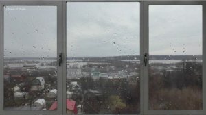 Имитация окна с видом на улицу (Апрель) | Для проектора на стену