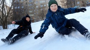 что мы делаем на горке без самоката