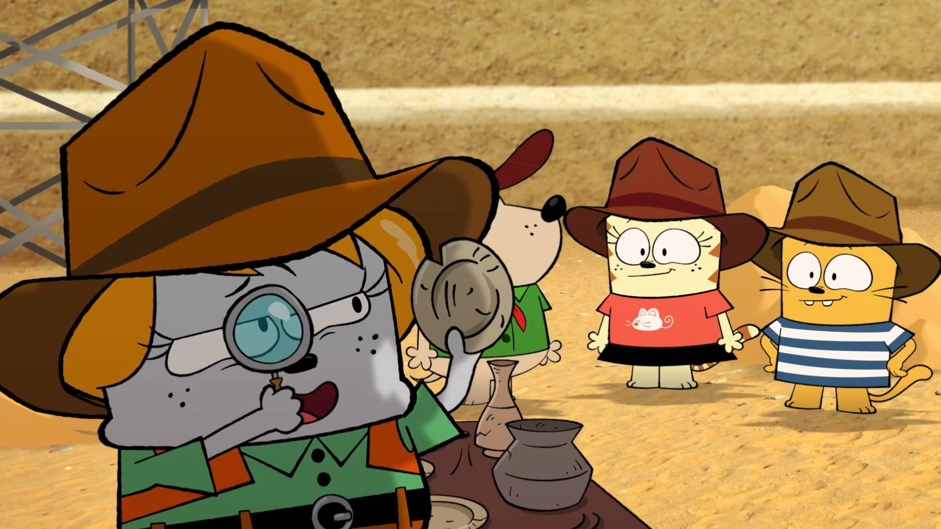 Олли и Мун,  32 серия. Экспедиция в Египет