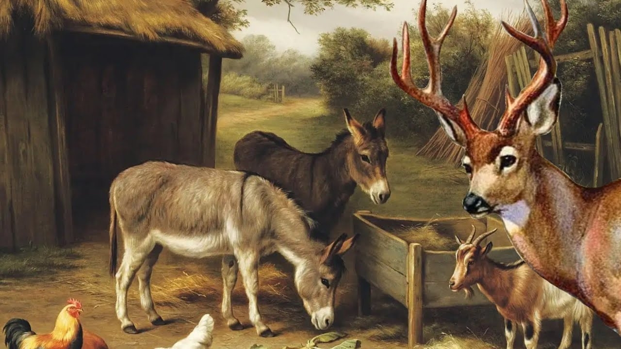 Влог. Кормим животных на мини ферме!