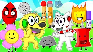 😱 МЫ ПОПАЛИ В BFDI В ROBLOX! РОБЛОКС! ROBLOX!