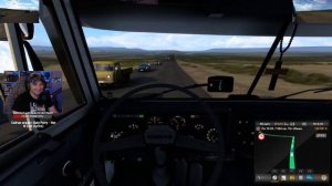 На камазе из сериала Дальнобойщики в Euro Truck Simulator 2 на карте России. Стрим #9