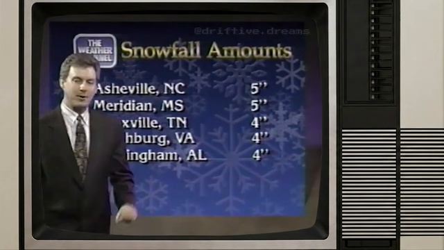 WEATHER CHANNEL VAPORWAVE 1993 ⧸⧸ 90s VHS Nostalgia Mix